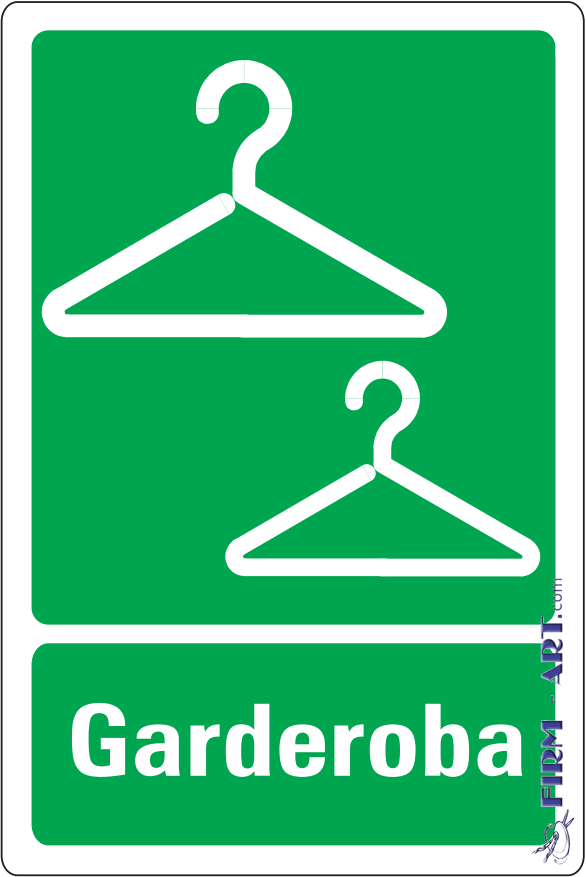 Znaci informacija - Garderoba (Sito štampa firm-art.com) 